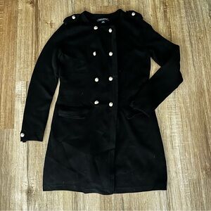 Banana Republic extra fine merino long cardigan buttons old money downtown S